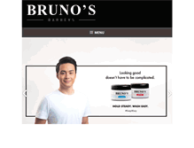 Tablet Screenshot of brunosbarbers.com